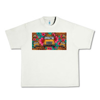 Pistachio school bus leopard gemstone license plate Urban Heavy Tee - Artiststas