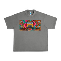 Tornado school bus leopard gemstone license plate Urban Heavy Tee - Artiststas