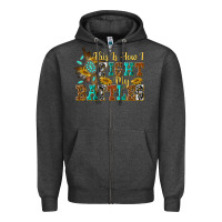 Charcoal Heather this is how i fight my battles Zipper Hoodie - texasbilliewilder