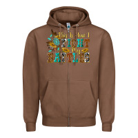 Chestnut this is how i fight my battles Zipper Hoodie - texasbilliewilder