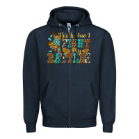 Navy this is how i fight my battles Zipper Hoodie - texasbilliewilder