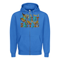 True Royal this is how i fight my battles Zipper Hoodie - texasbilliewilder