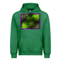 Emerald leopard halloween background Urban Hoodie - Jasminsmagicworld