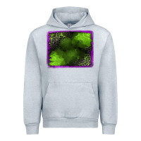 Heather Grey leopard halloween background Urban Hoodie - Jasminsmagicworld