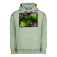 Pigment Oil Green leopard halloween background Urban Hoodie - Jasminsmagicworld