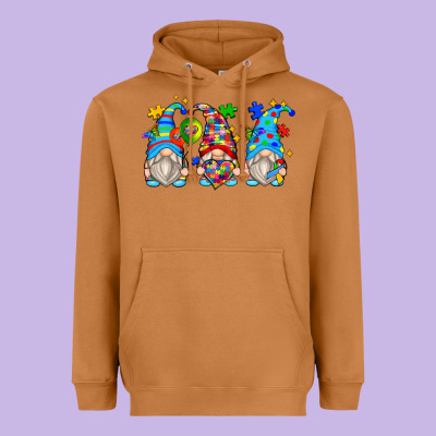 Autism Gnomes Heavyweight Hoodie Designed By Zillion Design Studio