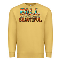 Antique Gold fall is proof that change is beautiful Premium Sweatshirt - CowhideDigitalArt