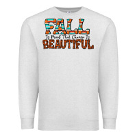 Oatmeal Heather fall is proof that change is beautiful Premium Sweatshirt - CowhideDigitalArt