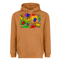 Meerkat autism background Heavyweight Hoodie - Zillion Design Studio