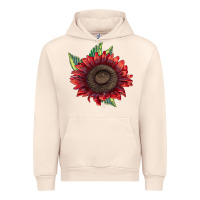 Sandshell procut red sunflower Urban Hoodie - LillyAllenDesigns