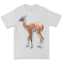 Dove Grey Guanaco Llama Baby Premium Tee - LillyAllenDesigns