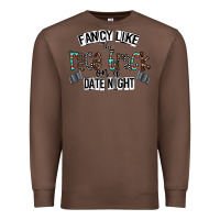 Chestnut fancy like the race track on a date night Premium Sweatshirt - CowhideDigitalArt