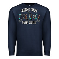 Navy fancy like the race track on a date night Premium Sweatshirt - CowhideDigitalArt