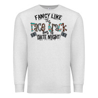 Oatmeal Heather fancy like the race track on a date night Premium Sweatshirt - CowhideDigitalArt