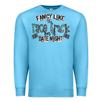 Ocean Blue fancy like the race track on a date night Premium Sweatshirt - CowhideDigitalArt