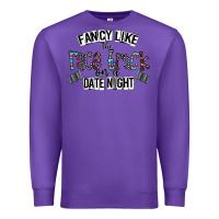 Purple fancy like the race track on a date night Premium Sweatshirt - CowhideDigitalArt