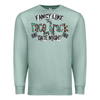 Seafoam fancy like the race track on a date night Premium Sweatshirt - CowhideDigitalArt