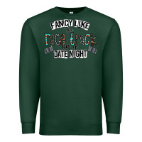 Sports Green fancy like the race track on a date night Premium Sweatshirt - CowhideDigitalArt