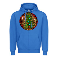 True Royal Christmas Tree Zipper Hoodie - RanaPortraitStore