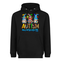Black autism awareness gnomes Heavyweight Hoodie - Zillion Design Studio