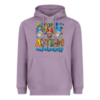 Lavender autism awareness gnomes Heavyweight Hoodie - Zillion Design Studio