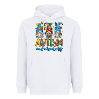 White autism awareness gnomes Heavyweight Hoodie - Zillion Design Studio