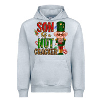 Heather Grey Christmas son of a nutcracker Urban Hoodie - NancyCooperArtShop