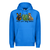 True Royal Peace Love Baby Baboon Premium Hoodie - LillyAllenDesigns