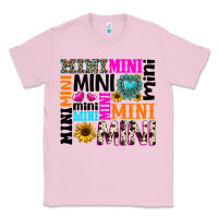 Bubblegum Pink mini gemstone sunflower Classic Tee - texasbilliewilder