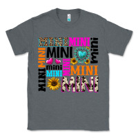 Charcoal Heather mini gemstone sunflower Classic Tee - texasbilliewilder