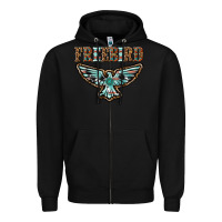 Black thunderbird freebird Zipper Hoodie - texasbilliewilder