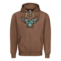 Chestnut thunderbird freebird Zipper Hoodie - texasbilliewilder