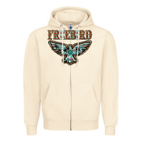 Sandshell thunderbird freebird Zipper Hoodie - texasbilliewilder