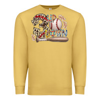 Antique Gold three up down Premium Sweatshirt - RacoonDesign