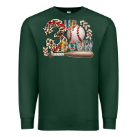 Sports Green three up down Premium Sweatshirt - RacoonDesign