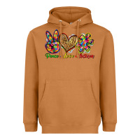 Meerkat peace love autism Heavyweight Hoodie - Zillion Design Studio