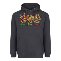 Smoke peace love autism Heavyweight Hoodie - Zillion Design Studio