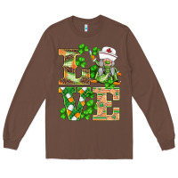Chestnut st.patricks nurse love gnomies Long Sleeve Tee - BarkalooDesign