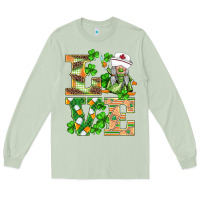 Matcha st.patricks nurse love gnomies Long Sleeve Tee - BarkalooDesign