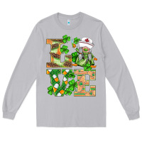 Moon Dust st.patricks nurse love gnomies Long Sleeve Tee - BarkalooDesign