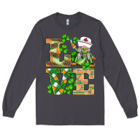Smoke st.patricks nurse love gnomies Long Sleeve Tee - BarkalooDesign