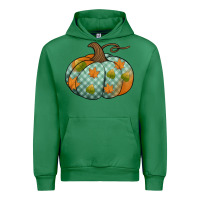 Emerald blue plaid autumn pumpkin Urban Hoodie - Jasminsmagicworld