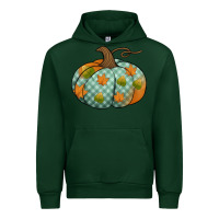 Forest Green blue plaid autumn pumpkin Urban Hoodie - Jasminsmagicworld