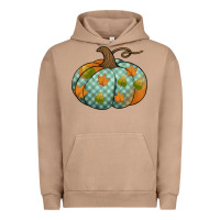 Pigment Burro blue plaid autumn pumpkin Urban Hoodie - Jasminsmagicworld