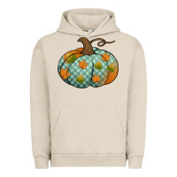 Pigment French Oak blue plaid autumn pumpkin Urban Hoodie - Jasminsmagicworld