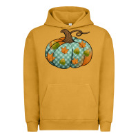 Pigment Peanut Butter blue plaid autumn pumpkin Urban Hoodie - Jasminsmagicworld