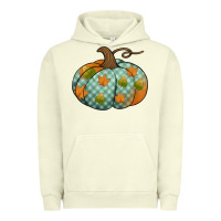 Pigment Pistachio blue plaid autumn pumpkin Urban Hoodie - Jasminsmagicworld