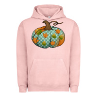Pigment Salmon blue plaid autumn pumpkin Urban Hoodie - Jasminsmagicworld
