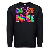 Black choose love (lesbian) Premium Sweatshirt - HRA Design Shop