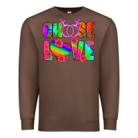Chestnut choose love (lesbian) Premium Sweatshirt - HRA Design Shop